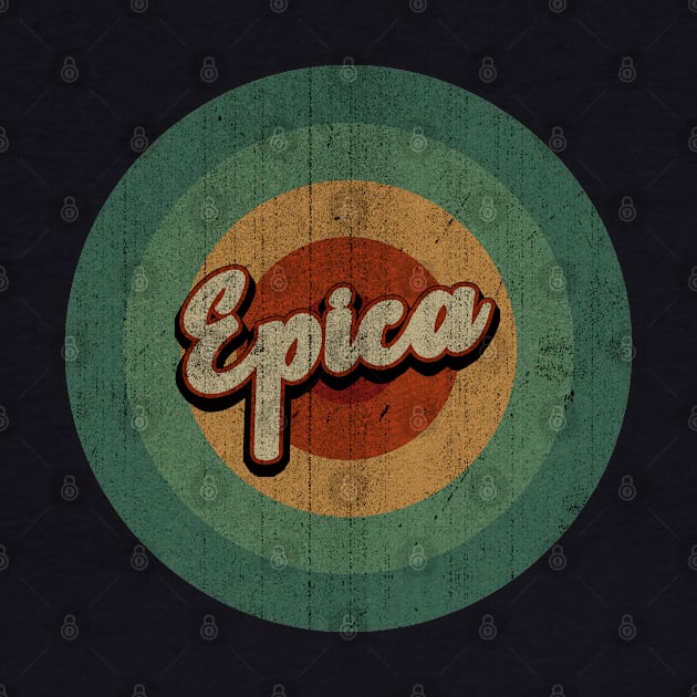 Circle Retro Vintage Epica by Jokowow